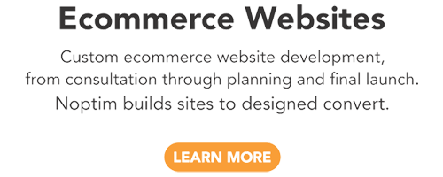 Custom ecommerce website development using nopCommerce from consultation through planning and final launch – Noptim builds sites designed to convert.